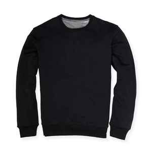 Sudadera con cuello redondo para hombre, forro polar en blanco, tela de algodón 100% para impresión personalizada, jersey de moda al por mayor - Product Image 1
