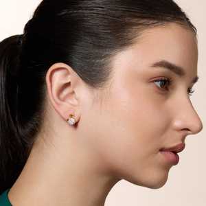 <b>Crystal</b> Silver <b>Earrings</b> 92.5% Silver 191399 - Product Image 4
