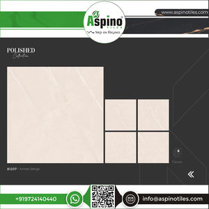 Carreaux de porcelaine émaillée numérique polie Armani Beige, Bianco, Marron et Gris 80x80 cm, grand format pour revêtements de sol d'intérieurs modernes - Product Image 5