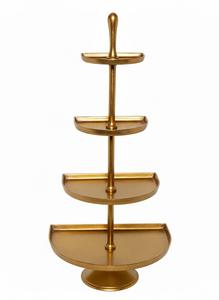 Elegante Soporte de Pastel de 3 Niveles Estilo Europeo de Lujo, Torre de Exhibición de Cerámica Blanca de Porcelana, Bandeja para Servir Pasteles de Varios Niveles - Product Image 6