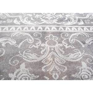 Aalam Hand Knotted Wool Silk Rugs Pink Purple Medallion Abstract Rectangle for Home Hallway-Pae-6130 Plush Living Room Carpet" - Product Image 3