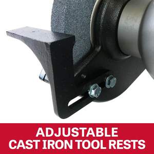 Amoladora de Banco Eléctrica Industrial de 8 Pulgadas, 3600 RPM, 1 HP, 115V, 1 Fase - Product Image 6