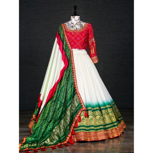 Lehenga Choli-seda de nailon tradicional indio, tejido y bordado de lentejuelas, con duatta, global, gran oferta - Product Image 1