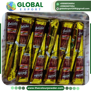 Conos y Tubos de Pasta de Henna Instantánea Color Marrón, Tatuaje Temporal sin Dolor, No Alérgico, para Uso Profesional y Doméstico - Product Image 4