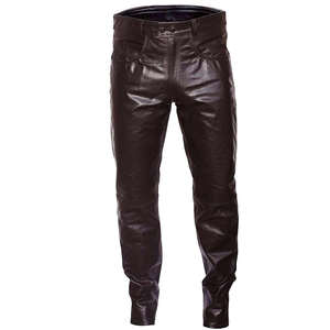 Pantalon de moto en cuir tendance 2026 pour homme, coupe-vent, grande taille, qualité export, vêtements de moto de haute qualité - Product Image 3