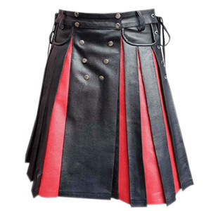 Meilleur Kilt en cuir traditionnel musical au design personnalisé pour dames Dernier design Votre propre logo Kilt en cuir pour femmes - Product Image 1