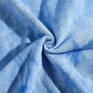 T-shirts unisexes délavés à l'acide tissu satin en vrac personnalisé en gros épaule tombante en coton vieilli vintage surdimensionné pour femmes - Product Image 5