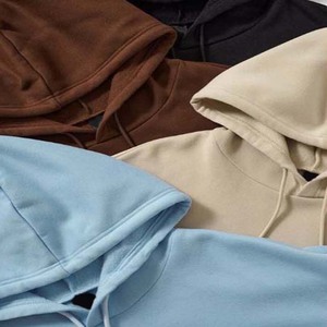 Sudadera con Capucha de Algodón/Fibra de Bambú Gruesa de Alta Calidad con Estampado de Insignia Frontal para Mujer - Product Image 5