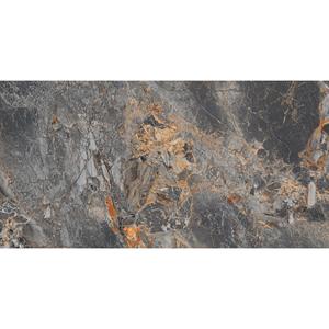 Orientbell Vitrified (GVT) 600X1200 DR Super Gloss Breccia Blue Glossy Finish <b>Large</b> Tiles Big Wall Floor Porcelain Tiles - Product Image 3