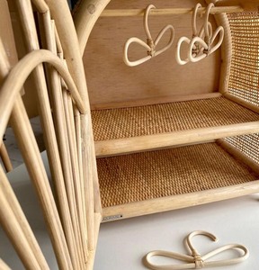 ตู้เสื้อผ้าตุ๊กตาหวายขนาดเล็กที่สมบูรณ์แบบ, ตู้เด็ก, ตู้เสื้อผ้าเด็ก - Product Image 3