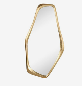 Handmade Modern Design Gold Polished Border Wall Decorative Bathroom <b>Mirror</b> Customized Shape and Size for Hotels Restaurants - Product Image 1