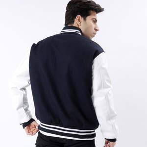 แจ็กเก็ตเบสบอลแขนยาวหนังสำหรับผู้ชายเสื้อแจ็กเก็ตแฟชั่นสำหรับฤดูหนาวสินค้ามาใหม่ - Product Image 3