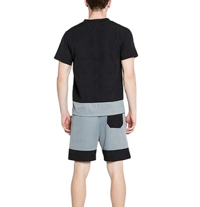 Ensemble court personnalisé pour homme grande taille en coton/polyester, survêtement d'été écologique imprimé, idéal pour la saison printemps 2027 - Product Image 4