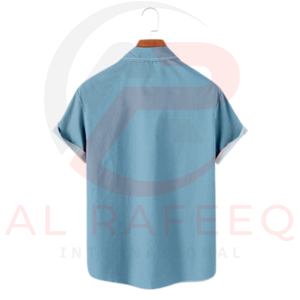 Nouveau style T-shirt de plage pour hommes en coton polyester entièrement imprimé T-shirt de plage pour hommes à impression personnalisée - Product Image 4