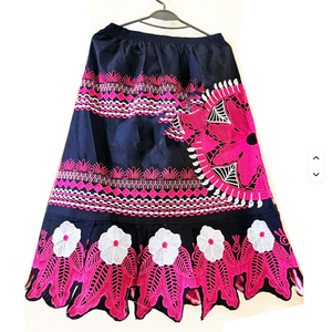 Mini jupe solide décontractée pour femmes 100% polyester tissu broderie couleur personnalisée taille OEM Service lavable antibactérien séchage rapide - Product Image 1