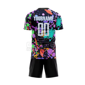 Best Design Quick Dry Breathable Sublimation <b>Soccer</b> uniforms 100% Polyester Custom Team Wear Football Uniforms - Product Image 3