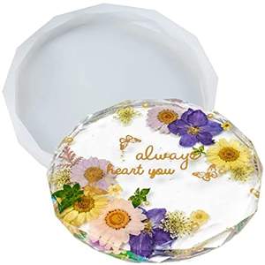 แผ่นรองแก้วเรซินแผ่นฉนวนกันความร้อนแผ่นรองแก้วเรซินตกแต่งอย่างมีศิลปะคลาสสิก - Product Image 2