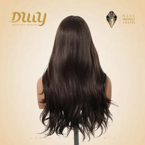 Alissa C-DWY Natural <b>Brown</b> MINI LACE Part Glueless Synthetic <b>Wig</b> Long Lace Front Comfortable and Fashionable - Product Image 6