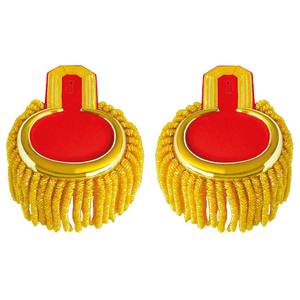 Hombreras Amarillas de Alta Calidad Bordadas para Coser, Flecos de Uniforme de Lona Estilo Clásico para Granaderos de la Guardia Imperial Segunda - Product Image 2