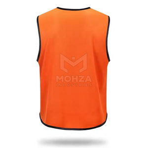 Comfortable Breathable Short Sleeve Sports <b>Training</b> <b>Bibs</b> Solid Color High Quality 100% Polyester Quick Dry for Sale - Product Image 3
