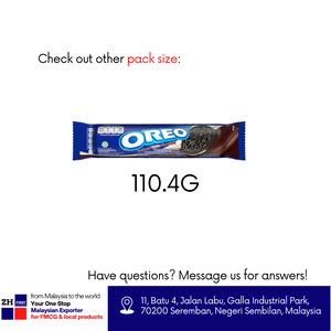 Oreo บิสกิตผสมสีขาวเข้ม27.6กรัมมีหลายแพ็คครีมโกโก้คุกกี้ฮาลาลมอนเดเลซมาเลเซีย - Product Image 5