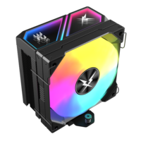Refroidisseur de processeur pour jeux Ruix DT-420, 4 caloducs, TDP 180W, refroidisseur d'air pour processeur d'ordinateur avec affichage de la température, système de refroidissement