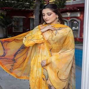 Trajes indios bordados de lujo con descuento Vestidos de novia de Dr. Haris Venta al por mayor Vestidos indios para mujeres Trajes Anarkali - Product Image 2