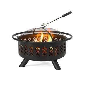 Brasero décoratif en fer moderne, écologique, artistique, pour patio extérieur, jardin, pièce maîtresse, ambiance cosy et romantique, élégant et fonctionnel - Product Image 4