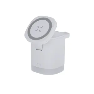 Caricatore Wireless 3-in-1 Ecologico Promozionale per Gadget - Product Image 1