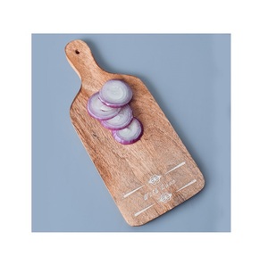 Tabla de cortar grande de madera con asas para accesorios de cocina de hotel y hogar - Product Image 2