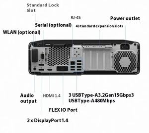 PC HP Pro Tower 280 G9 SFF, CPU Intel G6900, 4G, 256G, HP 280 Pro G9 SFF, <span class=keywords><strong>Ordenador</strong></span> de Escritorio PCI, PC de un Solo Host - Product Image 4