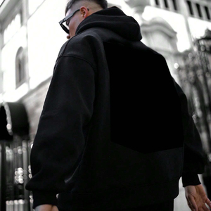 เสื้อพูลโอเวอร์ทรงหลวม ปักลายตามสั่ง ผ้าฝ้ายเฟรนช์เทอร์รี่ 100% น้ำหนัก 360 กรัม กันลม เป็นมิตรต่อสิ่งแวดล้อม สไตล์สตรีทแวร์ - Product Image 2