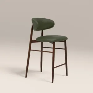 Silla de Cocina de Madera Hatton Verde Vintage de Sinterior, Silla de Comedor Moderna, Resistente al Agua y Duradera - Product Image 5