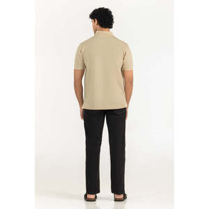 เสื้อโปโลทรงเข้ารูป ผ้าถักกันยับ สำหรับกอล์ฟ ลายปักเรียบหรู - Product Image 5
