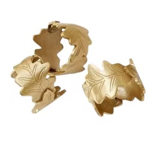 Gold Metal Napkin <b>Rings</b> Unique Floral Butterfly Design Table Holders <b>for</b> Weddings Holidays Parties Decorative Napkin Holders - Product Image 3