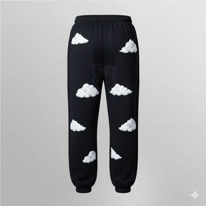 Pantalon de jogging de qualité supérieure avec impression en relief, tissu doux, personnalisable avec votre propre logo pour un usage quotidien - Product Image 2