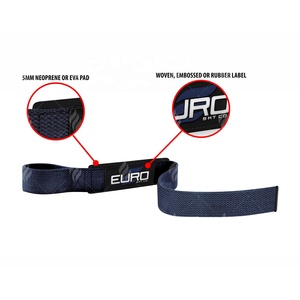 Sangles de musculation antidérapantes à logo personnalisé, très vendues, en coton résistant, sans points en silicone, rembourrage pour les poignets, ajustement sécurisé et réglable - Product Image 2