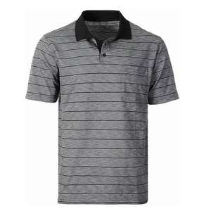 20 MOQ 100% algodón de punto transpirable ODM Casual Golf Plain hombres para camisa con logotipo personalizado bordado de punto Polos - Product Image 4