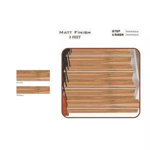 Vistaar Luxury Porcelain 10mm Floor Tiles Matt Finish GVT Non-Slip <b>Step</b> Riser 300x900mm Tread for Outdoor Hall Bathroom - Product Image 5