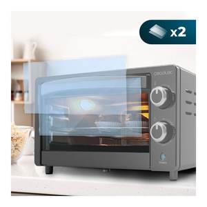 Horno Eléctrico de Sobremesa Cecotec 1000W 10Lt BAKE&TOAST 1090 Negro Modelo 03816 - Product Image 3
