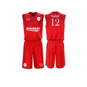 Vêtements de basket-ball professionnels personnalisés, jersey et short en polyester respirant à séchage rapide, vêtements de sport d'équipe pour hommes, femmes et jeunes - Product Image 1