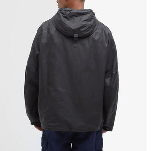 Nailon 100% personalizado impermeable transpirable ropa de calle lona encerada pesada construcción aislada con capucha Vintage Distress Front - Product Image 3