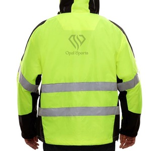 แจ็กเก็ตความปลอดภัยสะท้อนแสง100% ผ้าโพลีเอสเตอร์เสื้อกั๊กนิรภัยปรับแต่งโลโก้ได้ - Product Image 2