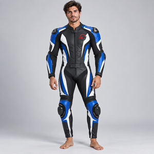 Traje de Cuero Protector para Motocicleta de Primera Calidad, Cómodo, para Hombre, Equipo de Seguridad, Ropa de Conducción de Alto Rendimiento, Traje de Motocicleta Duradero - Product Image 4