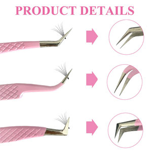 แหนบขนตา75องศาแหนบขนตาแบบปรับแต่งได้ทำจากสแตนเลสฉลากตามต้องการ - Product Image 3