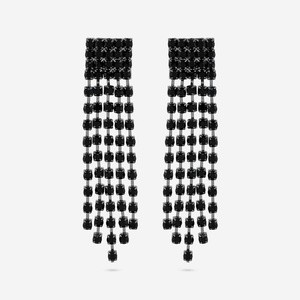 Trendy Vintage Drop <b>Earrings</b> Gold Geometric Pattern Made Alloy Brass Durable for Party Gift Featuring Pearls Diamonds Amber - Product Image 3