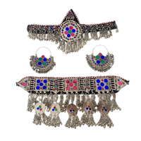 Parures de colliers et boucles d'oreilles tendance faites à la main en cuivre et zircon, tailles et couleurs personnalisées, pour fiançailles, mariage et soirées