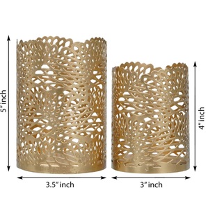 Vela de Metal de hierro hecha a mano india, soporte votivo de luz de té, diseño de forma redonda, acabado personalizado, decoración del hogar, decoración de boda decorativa - Product Image 4