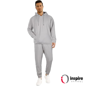 Survêtements de sport personnalisés pour hommes avec logo, nouveau design, pull-over, poche latérale zippée pour téléphone, en polaire, techniques de lavage, taille ajustable, 100% coton - Product Image 5