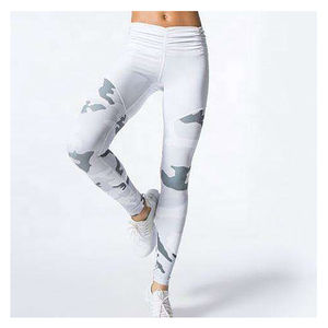 Venta al por mayor de tallas grandes estampado Legging mujeres estrellas impresión Leggings cintura elástica pantalones elasticidad estrellas Tie Dye mallas de las mujeres - Product Image 3